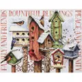 Image of Dimensions Winter Housing Christmas Cross Stitch Kit