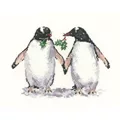 Image of Heritage Christmas Penguins - Aida Cross Stitch Kit