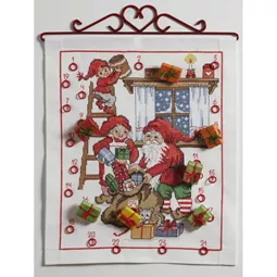 Anchor Christmas Gifts Calendar Cross Stitch Kit