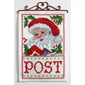 Image of Anchor Santa Post Christmas Cross Stitch Kit