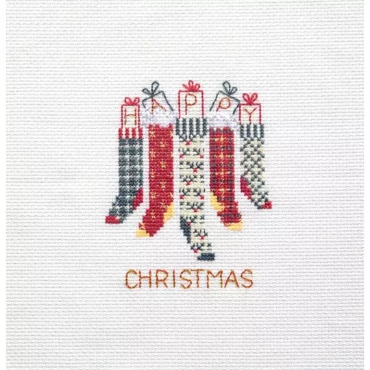 Image 1 of Derwentwater Designs Christmas Stockings Cross Stitch Kit