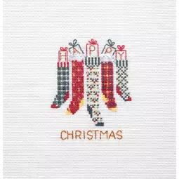 Derwentwater Designs Christmas Stockings Christmas Card Making Cross Stitch Kit