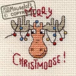 Image 1 of Mouseloft Merry Christmoose Christmas Cross Stitch Kit
