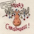 Image of Mouseloft Merry Christmoose Christmas Cross Stitch Kit