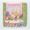 Image of Anchor Floral Window Cross Stitch Kit