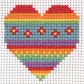 Image of Anchor Heart Cross Stitch Kit