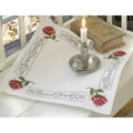 Image of Anchor Rose and Scroll Tablecloth Cross Stitch Kit