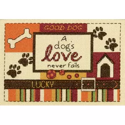 Dimensions A Dog's Love Cross Stitch Kit