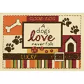 Image of Dimensions A Dog's Love Cross Stitch Kit