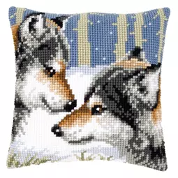 Vervaco Wolves Cushion Cross Stitch Kit