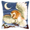 Image of Vervaco Owl Cushion Cross Stitch Kit