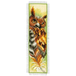 Vervaco Owl Bookmark Cross Stitch Kit