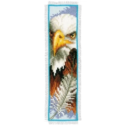 Vervaco Eagle Bookmark Cross Stitch Kit