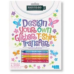 Great Gizmos Design Your Own Glitter T-shirt Craft Kit