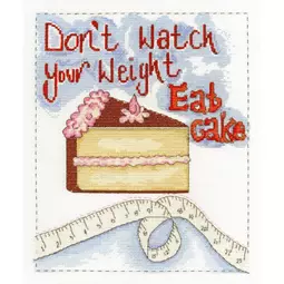 DMC Eat Cake Cross Stitch Kit