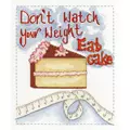 Image of DMC Eat Cake Cross Stitch Kit