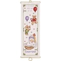 Image of Permin Bears Wallhanging Girl Cross Stitch Kit