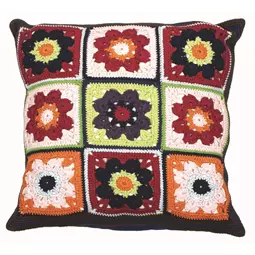 Anchor Flowers Crochet Cushion Kit