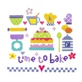 Image of Stitching Shed Time to Bake Cross Stitch Kit