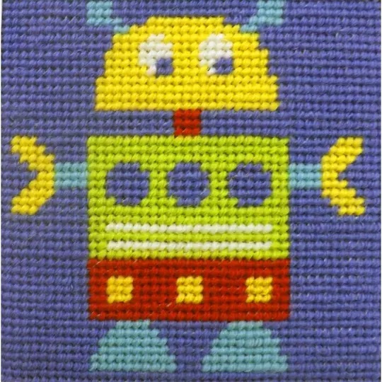 Image 1 of Stitching Shed Robot Tapestry Kit