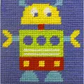 Image of Stitching Shed Robot Tapestry Kit