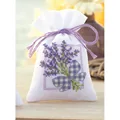 Image of Vervaco Lavender Bow Bag Cross Stitch Kit