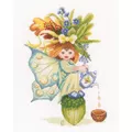 Image of Lanarte Acorn Fairy - Evenweave Cross Stitch Kit