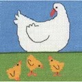 Image of Permin Duck Family Cross Stitch Kit