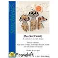 Image of Mouseloft Meerkat Family Cross Stitch Kit