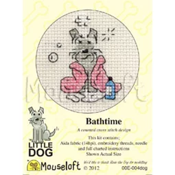 Mouseloft Bathtime Cross Stitch Kit
