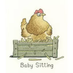 Heritage Baby Sitting - Aida Cross Stitch Kit