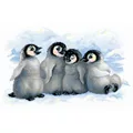 Image of RIOLIS Funny Penguins Christmas Cross Stitch Kit
