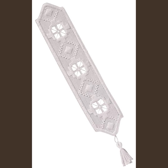 Image 1 of Permin Hardanger Bookmark 1 Embroidery Kit