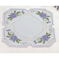 Image of Permin Lilac Hardanger Table Mat Embroidery Kit