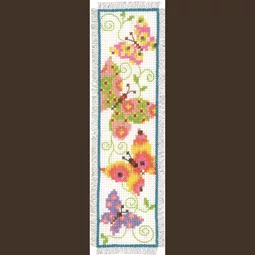 Vervaco Butterflies Bookmark 1 Cross Stitch Kit