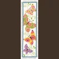 Image of Vervaco Butterflies Bookmark 1 Cross Stitch Kit