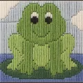 Image of Anchor Frog Long Stitch Kit