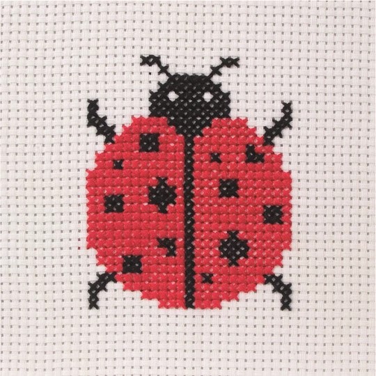 Image 1 of Anchor Ladybird Cross Stitch Kit
