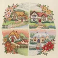 Image of Anchor Seasonal Cottages Christmas Cross Stitch Kit