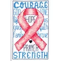 Image of Bobbie G Designs Courage Cross Stitch Kit