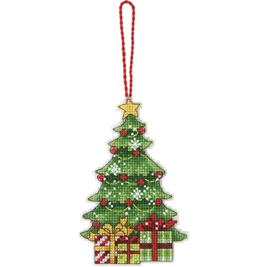 Image 1 of Dimensions Tree Ornament Christmas Cross Stitch Kit