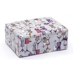 Hobby Gift Dressmakers Sewing Box/Stool Large