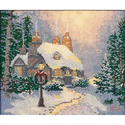 Candamar  Stonehearth Hutch Christmas Cross Stitch Kit