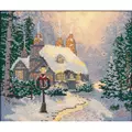 Image of Candamar  Stonehearth Hutch Christmas Cross Stitch Kit