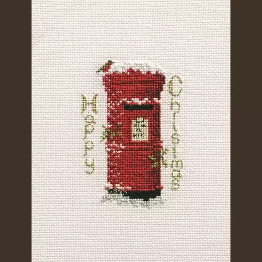Image 1 of Derwentwater Designs Christmas Post Cross Stitch Kit