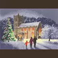 Image of Heritage Christmas Church - Aida Cross Stitch Kit