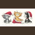 Image of Heritage Christmas Kittens - Evenweave Cross Stitch