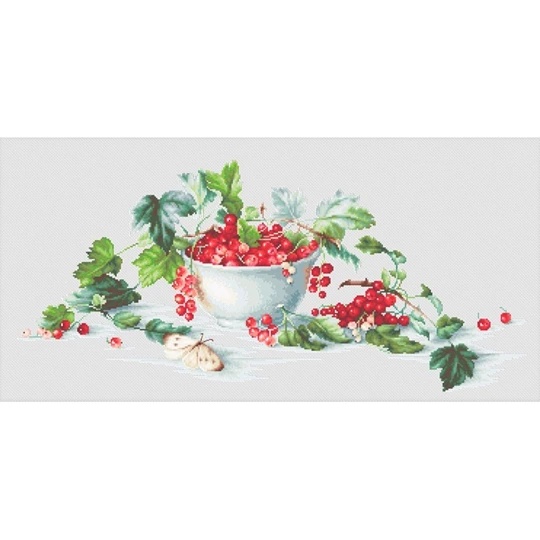 Image 1 of Luca-S Red Currants Cross Stitch Kit