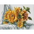 Image of Luca-S Sunflowers Cross Stitch Kit