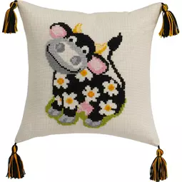 Permin Cow Cushion Cross Stitch Kit